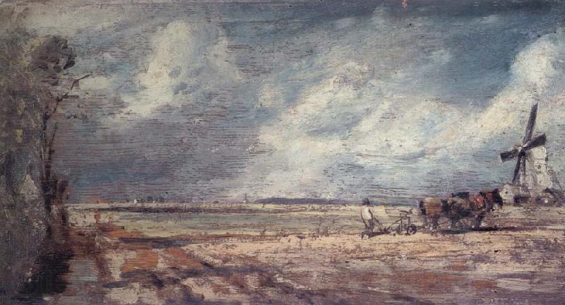 John Constable Spring:East Bergholt Common France oil painting art